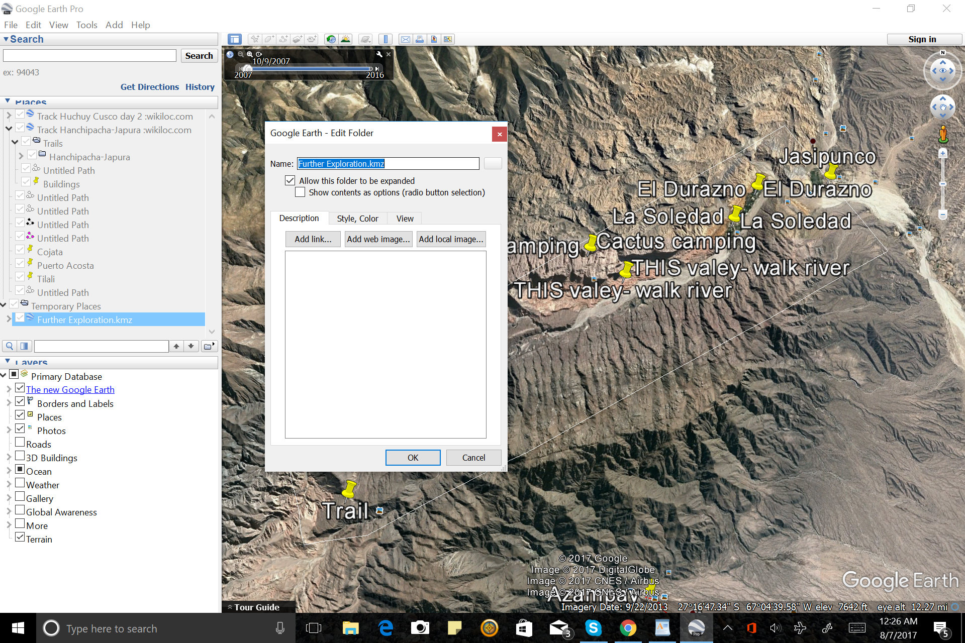 how to create a kmz file in google earth pro